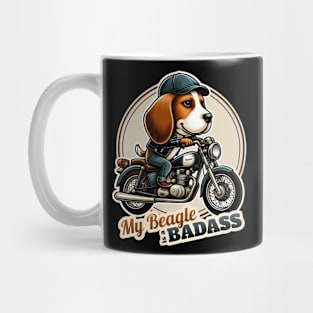 Beagle Biker Mug